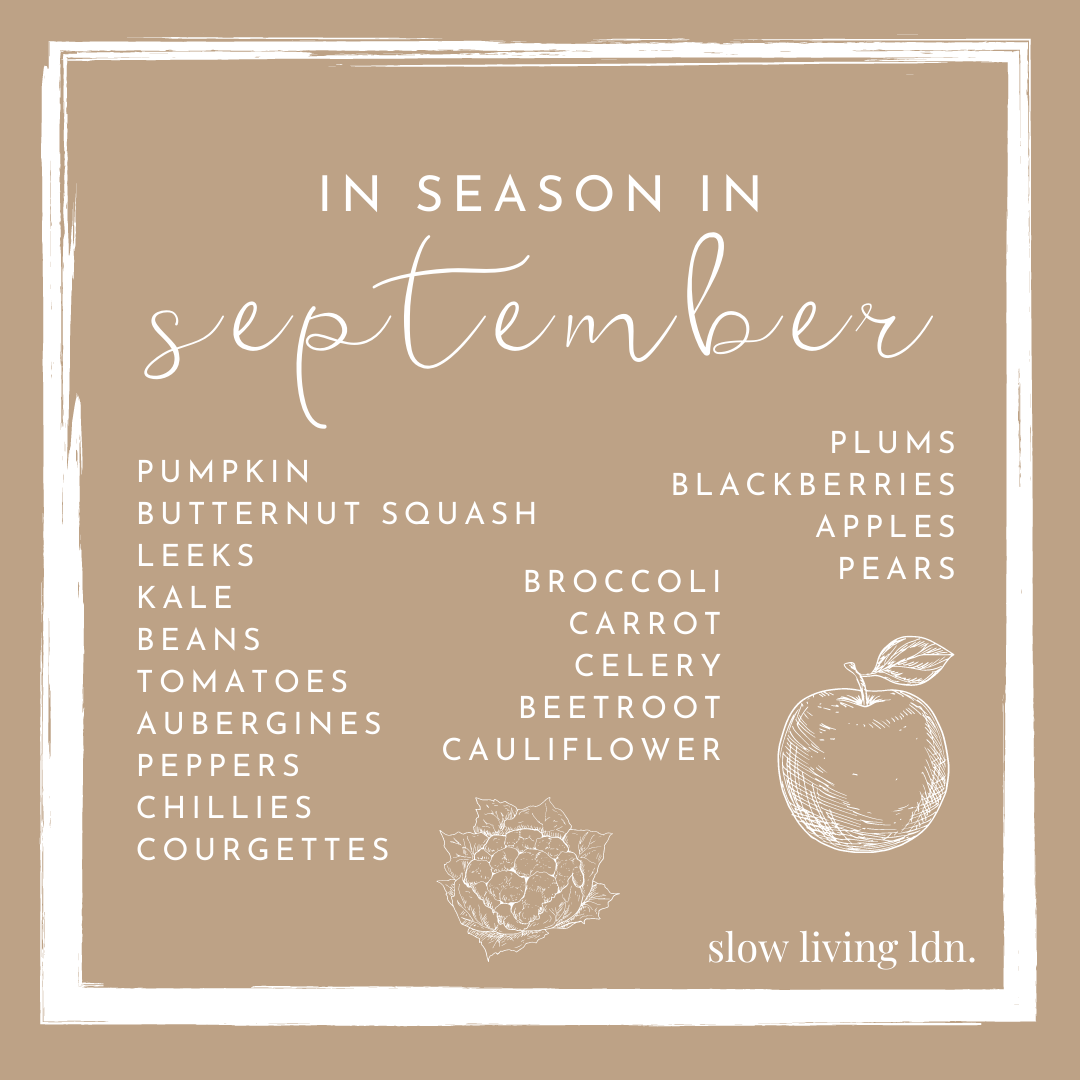 What's in Season for September, Fall Produce