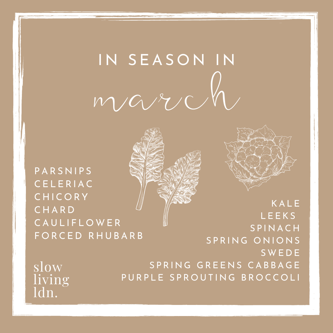 In season in March UK