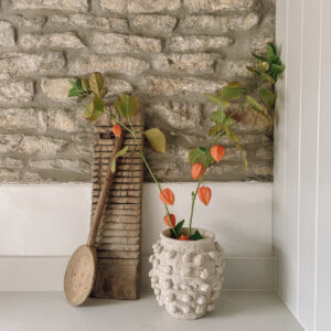 Autumnal flowers in vase