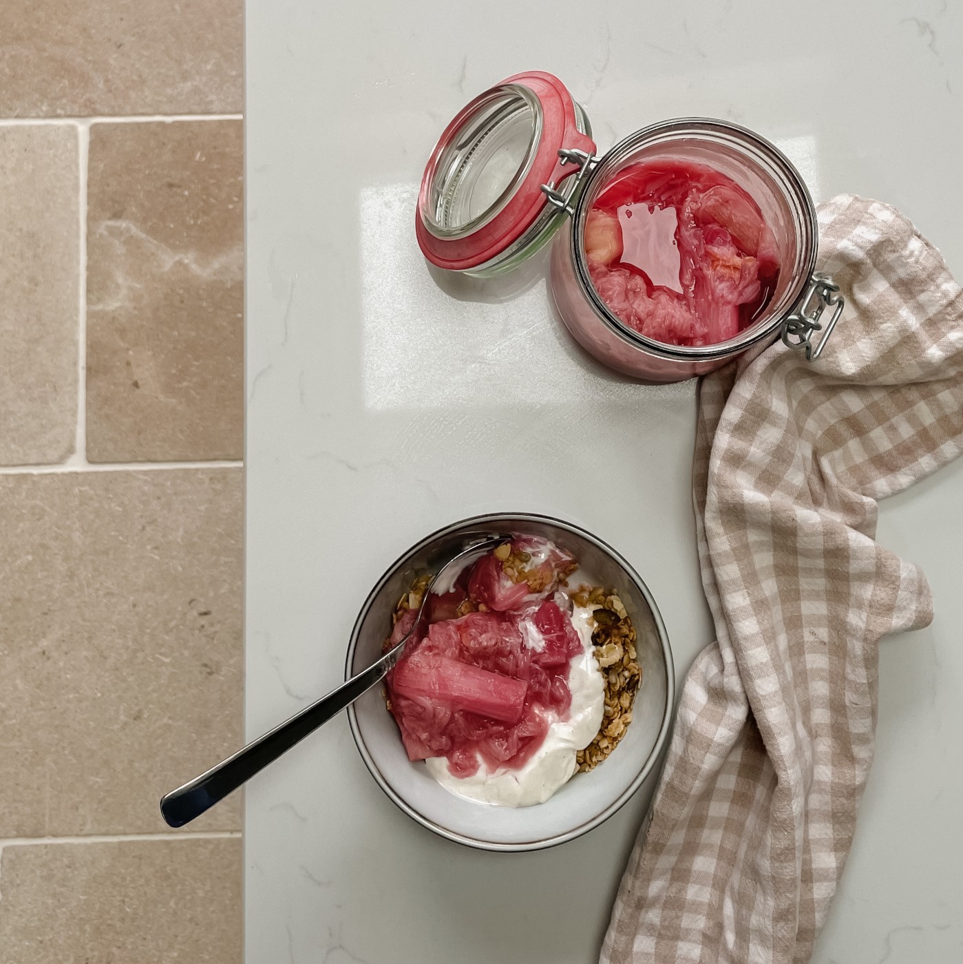 Stewed rhubarb recipe