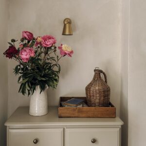 British peonies in a large vase