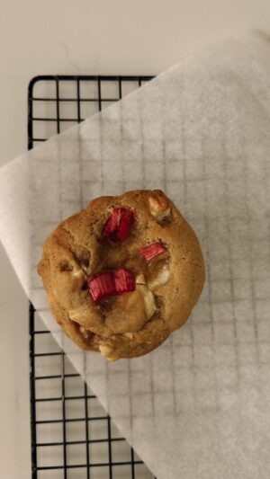 Rhubarb cookies