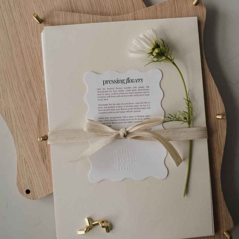 Large wooden flower press kit