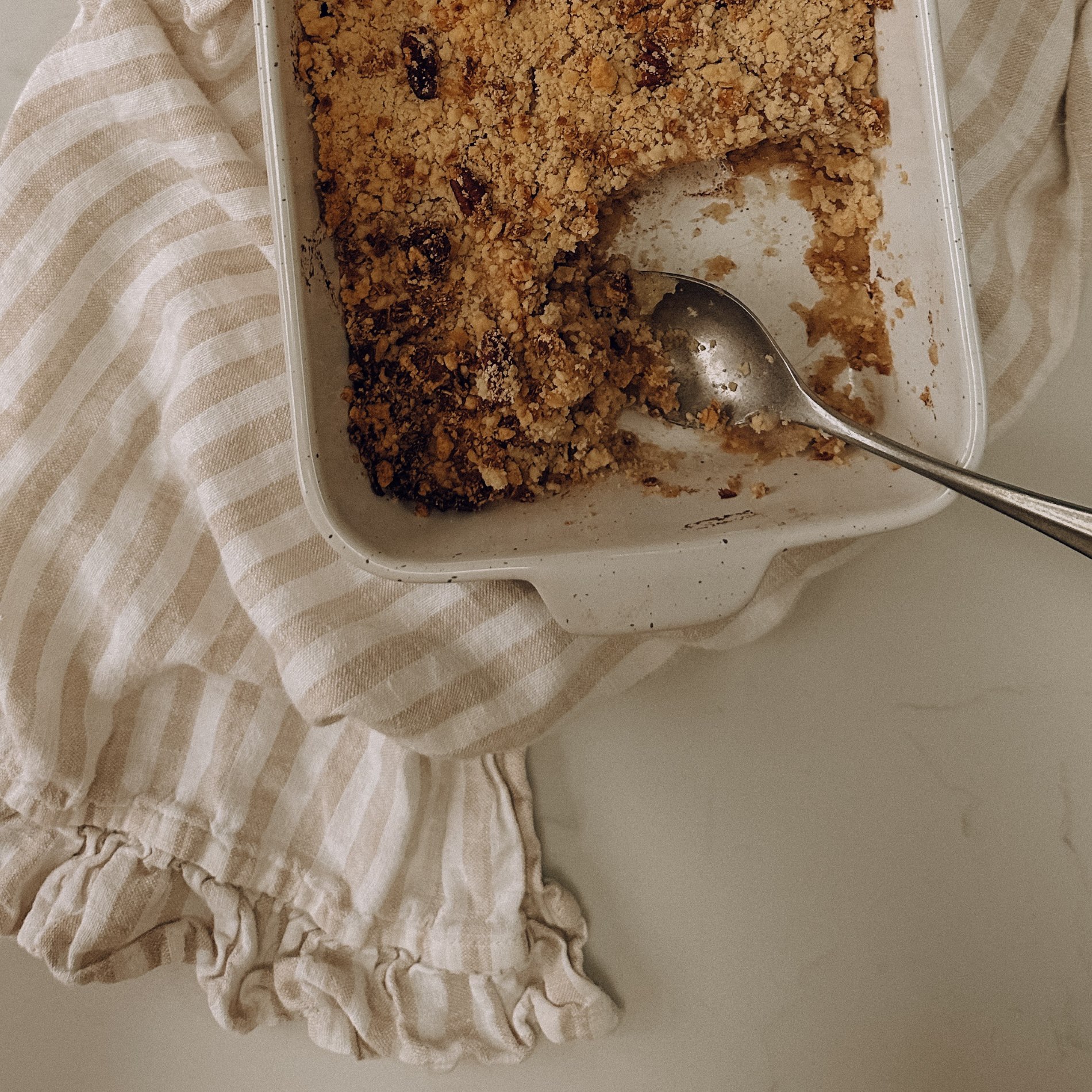 Apple pecan crumble recipe